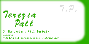 terezia pall business card